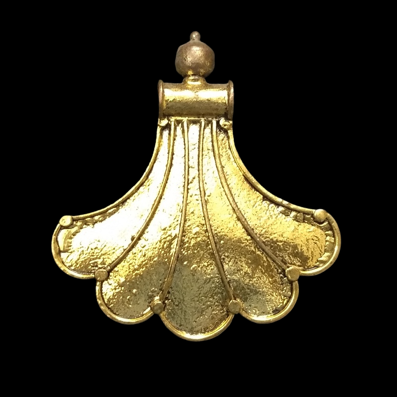 Gold Leaf Shape Pendant