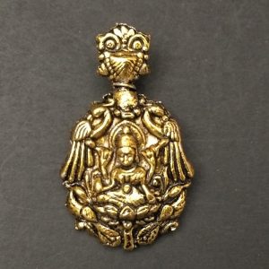 Gold Goddess Lakshmi Pendant