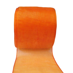 Orange Organza Ribbon