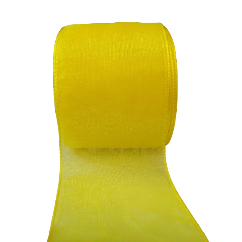 Lemon Yellow Organza Ribbon