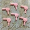 Pink Hair Dryer Resin Embellishment
