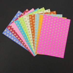 Mixed Colour Polka Dot Pattern Paper