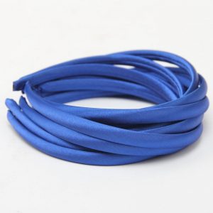 Satin Covered Hair Band Base - Royal Blue