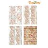 Craftreat Decoupage Paper - Floral Wood