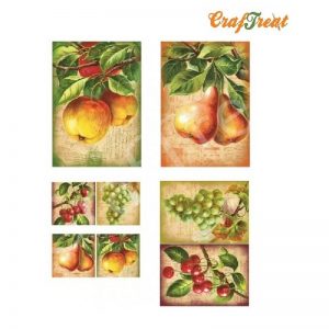 Craftreat Decoupage Paper -  Fruits
