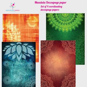 Nakshathra Designz Decoupage Paper - Mandala