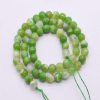 Double Shade  Green with White Agate Beads