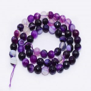 Double Shade Purple Beads