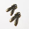 Antique Bronze Ballet Shoes Charm