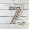 Number "7" - Papericious AlphaNumeral Chippis