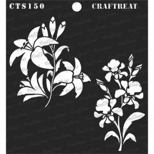 CrafTreat Stencil - Lily and Iris