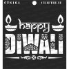 CrafTreat Stencil - Happy Diwali