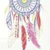 Dream Catcher In White Background Decoupage Napkin
