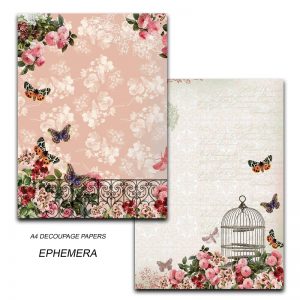 Papericious Decoupage Papers - Ephemera