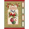 Stamperia Rice Paper - Christmas Vintage Birds And Shperes