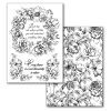 Stamperia Transfer Paper B/W - Flower Garland
