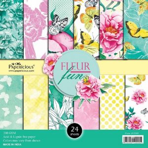 Fleur Fun - Papericious Designer Edition 6x6 Paper Pack