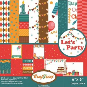 Let's Party - Craftreat 6 x 6 Paper Pack