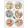 Stamperia Rice Paper -  Floral Landscapes