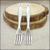 Antique Silver Fork Charms
