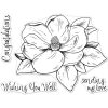 Hero Arts Florals Clear Stamps - Magnolia