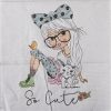 So Cute Girl Decoupage Napkin