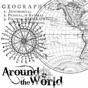 Stamperia HD Natural Rubber Stamp - Geography