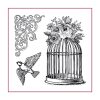 Stamperia HD Natural Rubber Stamp - Cage