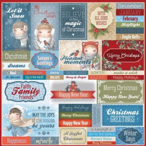 ScrapBerry's Once Upon A Winter Single-Side Cardstock 12X12