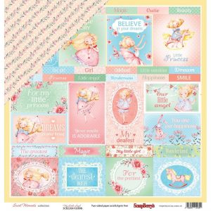 ScrapBerry's Sweet Moments Double-Sided Cardstock My Little Angel 12"X12"