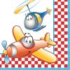 Airplane And Helicopter Decoupage Napkin