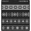 CrafTreat Stencil - Winter Borders