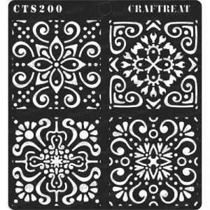 CrafTreat Stencil - Moroccan Tiles