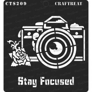 CrafTreat Stencil - Stay Focused