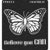 CrafTreat Stencil -  Believe you can