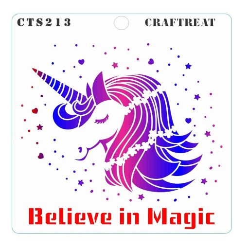 CrafTreat Stencil -  Believe in Magic