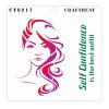 CrafTreat Stencil -  Confident Woman