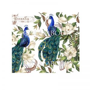 Calambour Rice Paper - Peacock