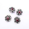 Victorian Beads - Round Pink Stone
