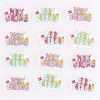 Merry Christmas Letters Wooden Buttons
