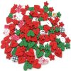 Mixed Christmas Theme Wooden Buttons