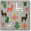 Mixed Colour Llamas Decoupage Napkin