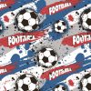 Let's Football Decoupage Napkin