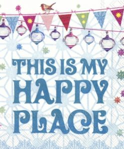 This Is My Happy Place Decoupage Napkin
