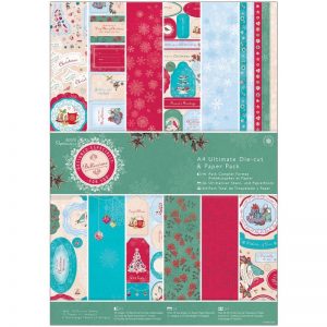 Papermania Ultimate A4 Die-Cuts & Paper Pack Bellissima Christmas