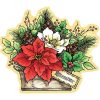 Stampendous Mounted Poinsettia Stamp