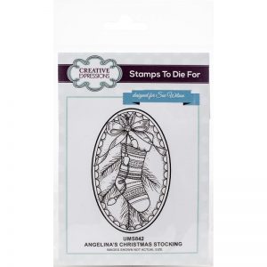 Creative Expressions Stamps To Die For By Sue Wilson - Angelina's Christmas Stocking