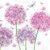 Dandelion With Dragonfly Decoupage Napkin