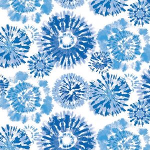 Blue Sparkle In White Background Decoupage Napkin