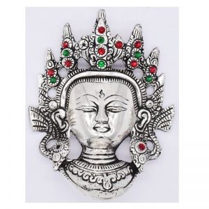 Durga Devi Silver Pendant
